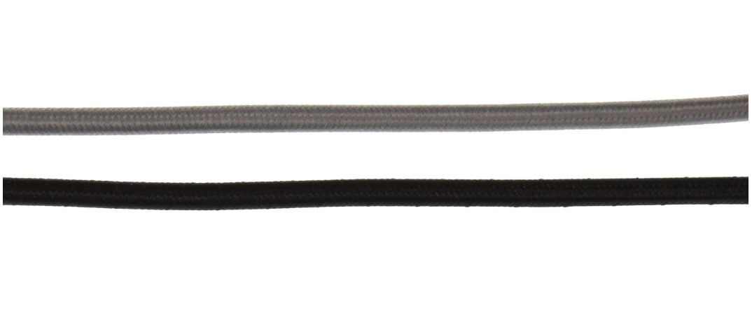 Kabel kulatý opletený 3x0,75 černý